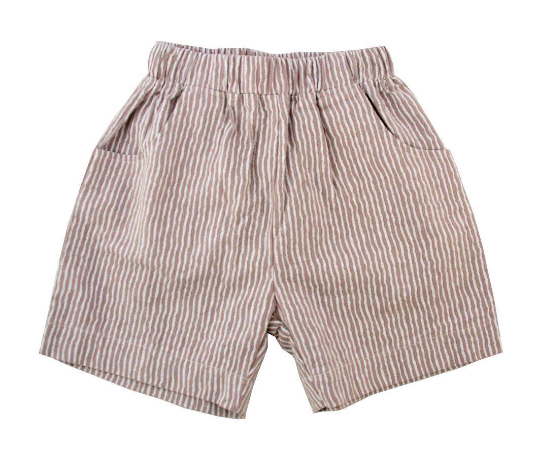 Brown stripped shorts